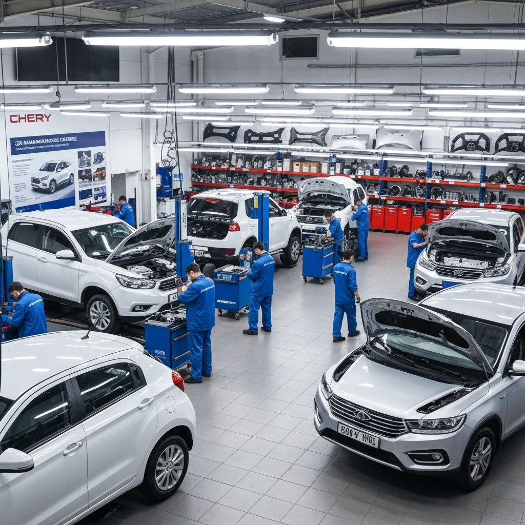 دليل شامل لصيانة سيارات شيري في دبي